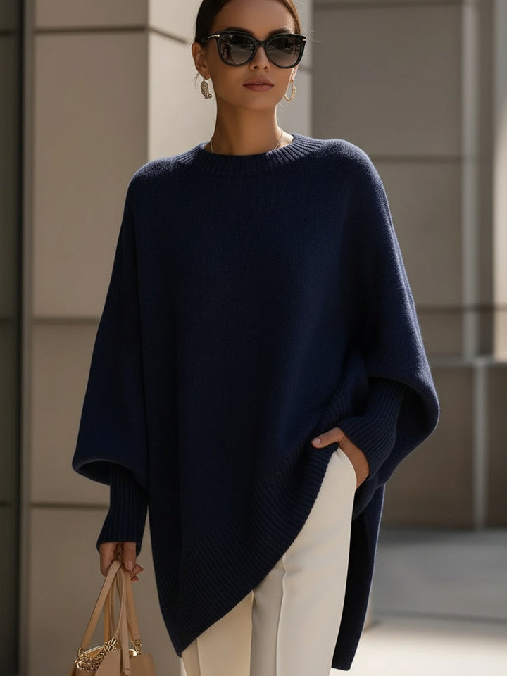 Mandy – Bezwysiłkowa Elegancja Poncho oversize
