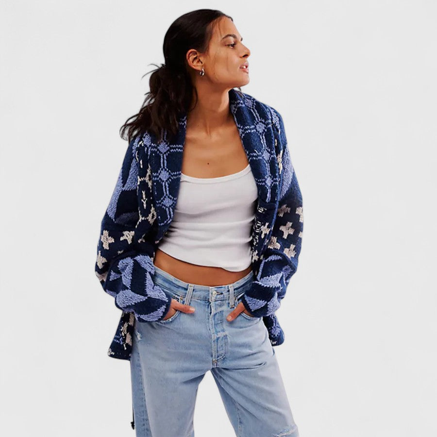 LOA - Kardigan z Długim Rękawem