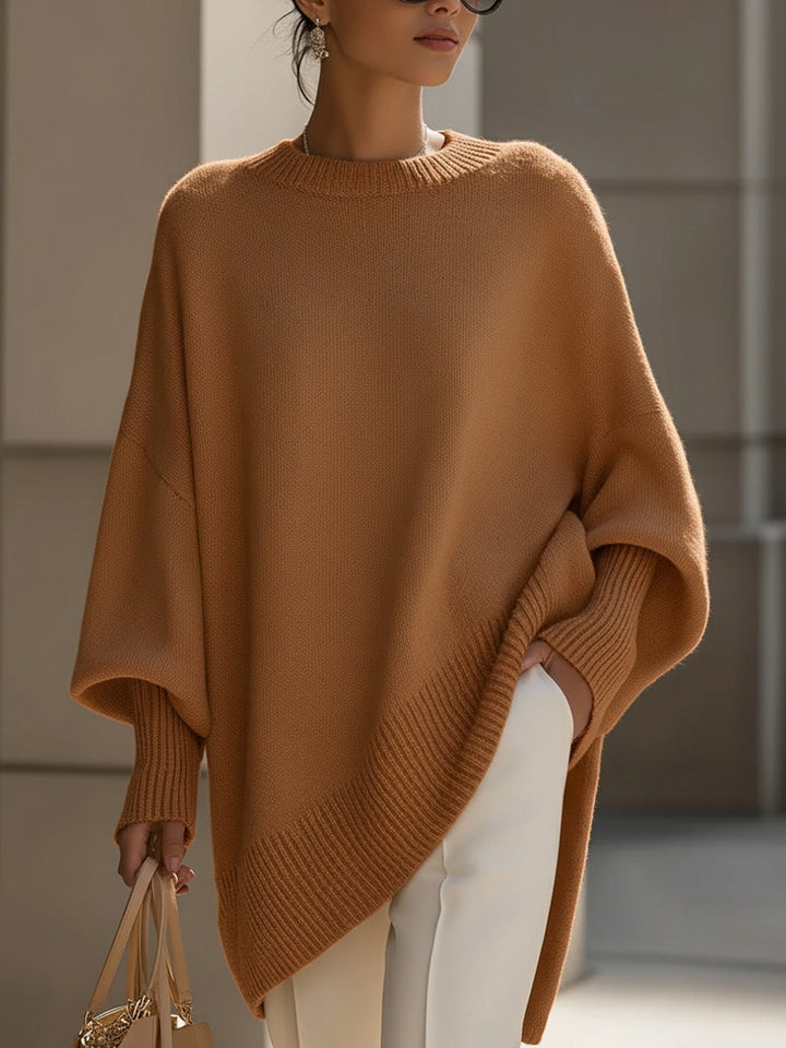 Mandy – Bezwysiłkowa Elegancja Poncho oversize