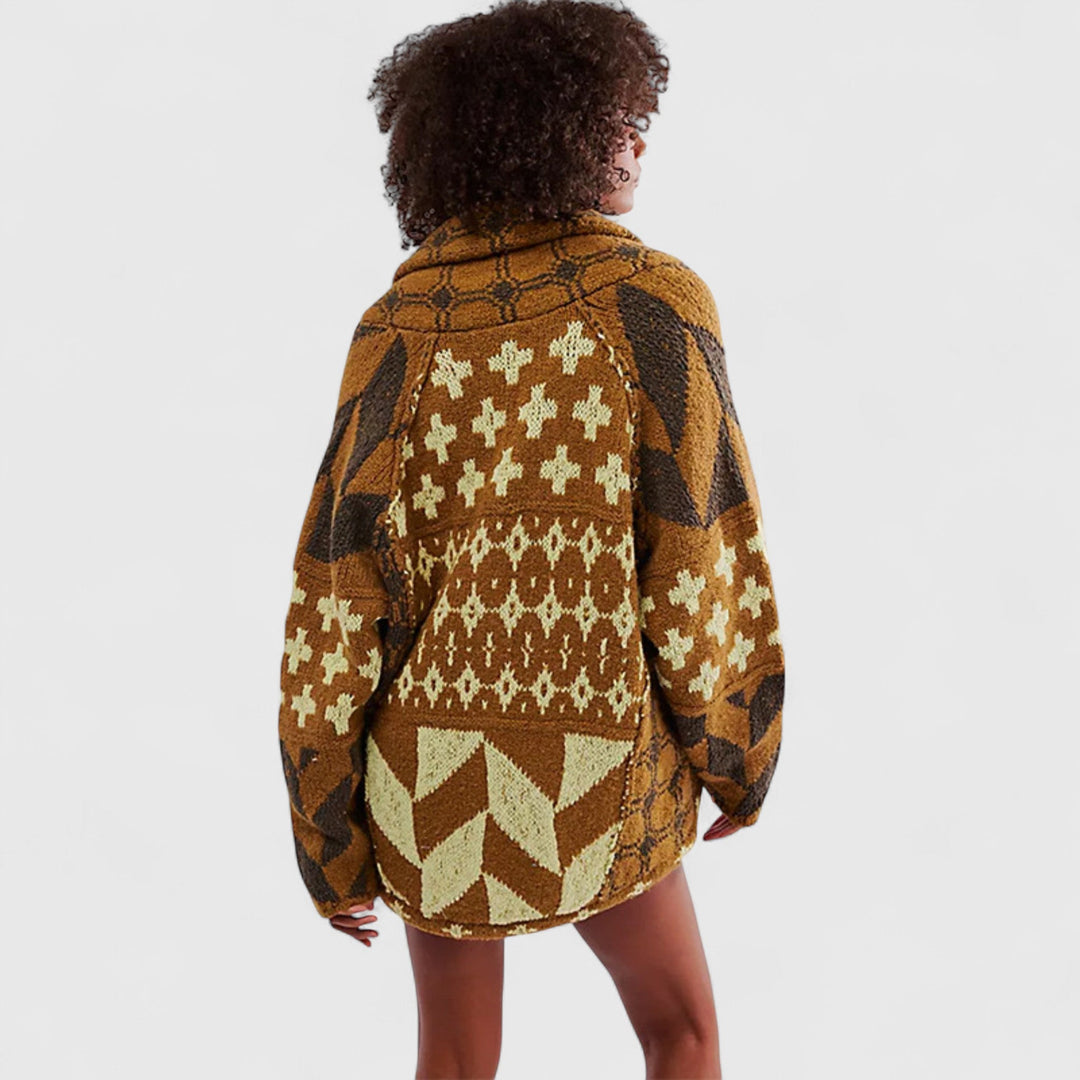 LOA - Kardigan z Długim Rękawem