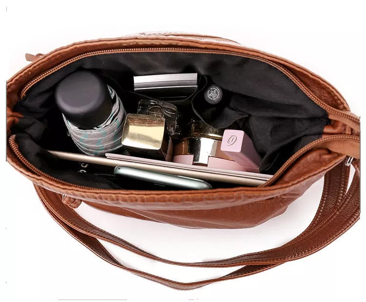 FREJA | Skórzana Torebka na Ramię