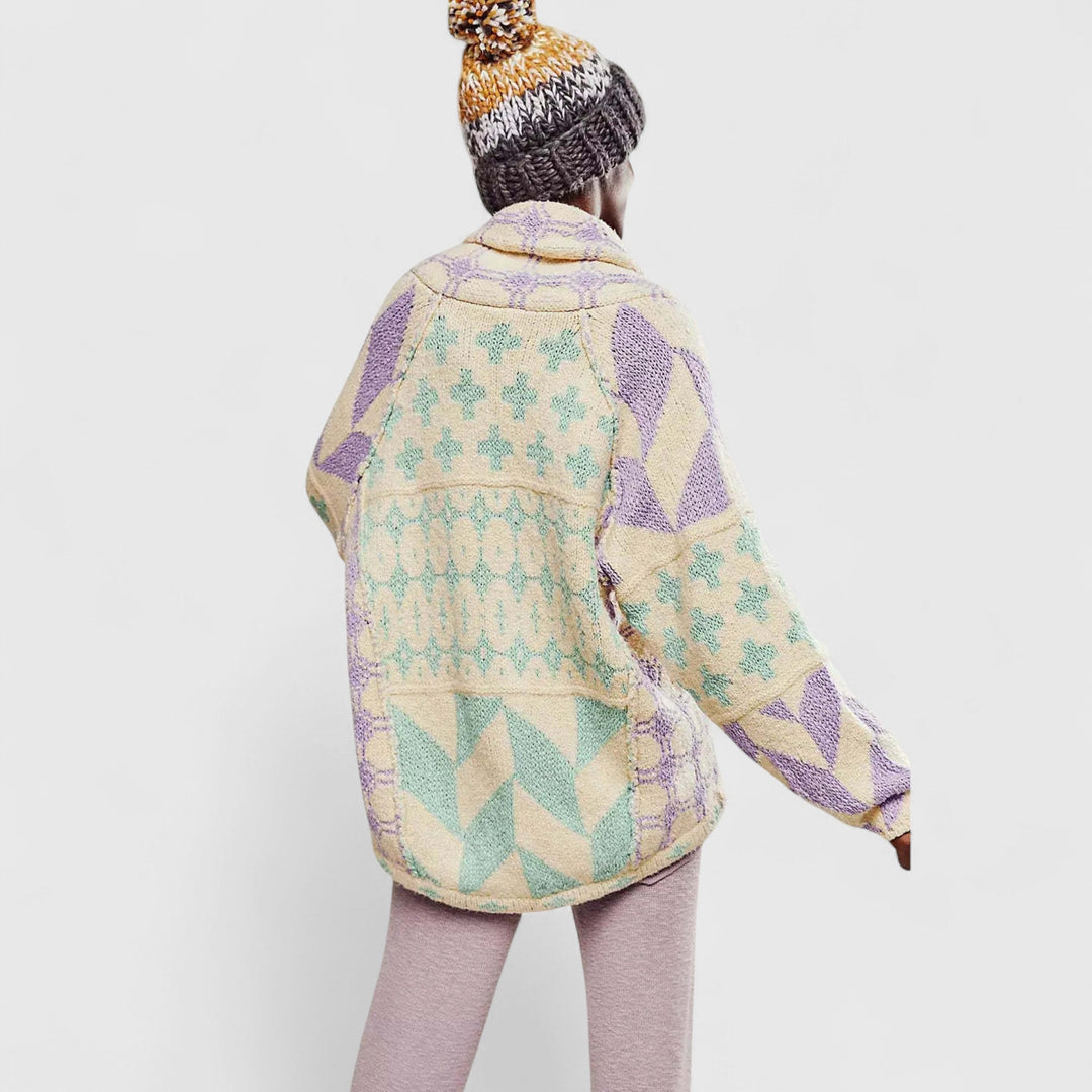 LOA - Kardigan z Długim Rękawem