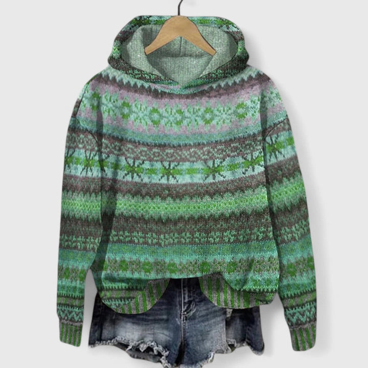 Christine - Vintage-Inspired Hoodie Sweater