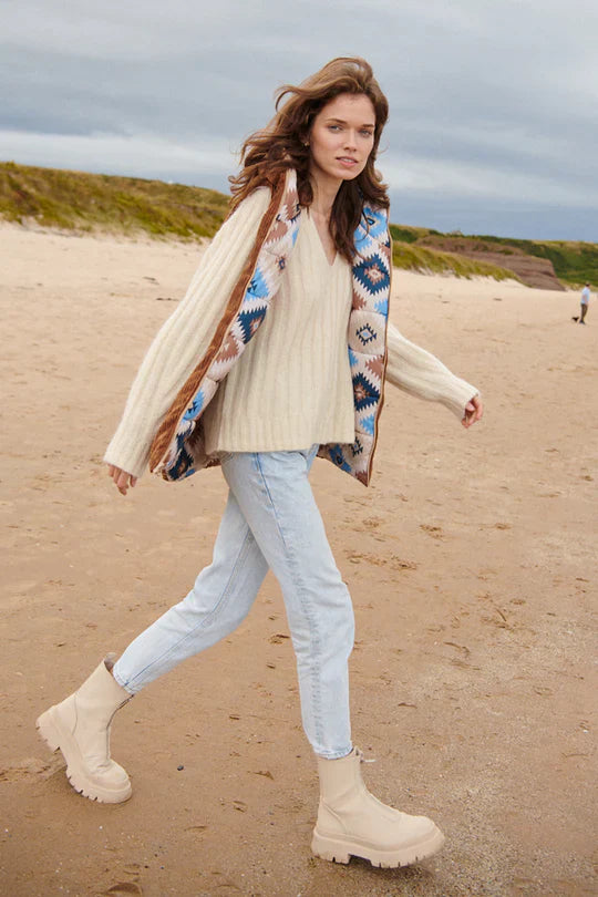 Kamizelka dwustronna Caramel Latte