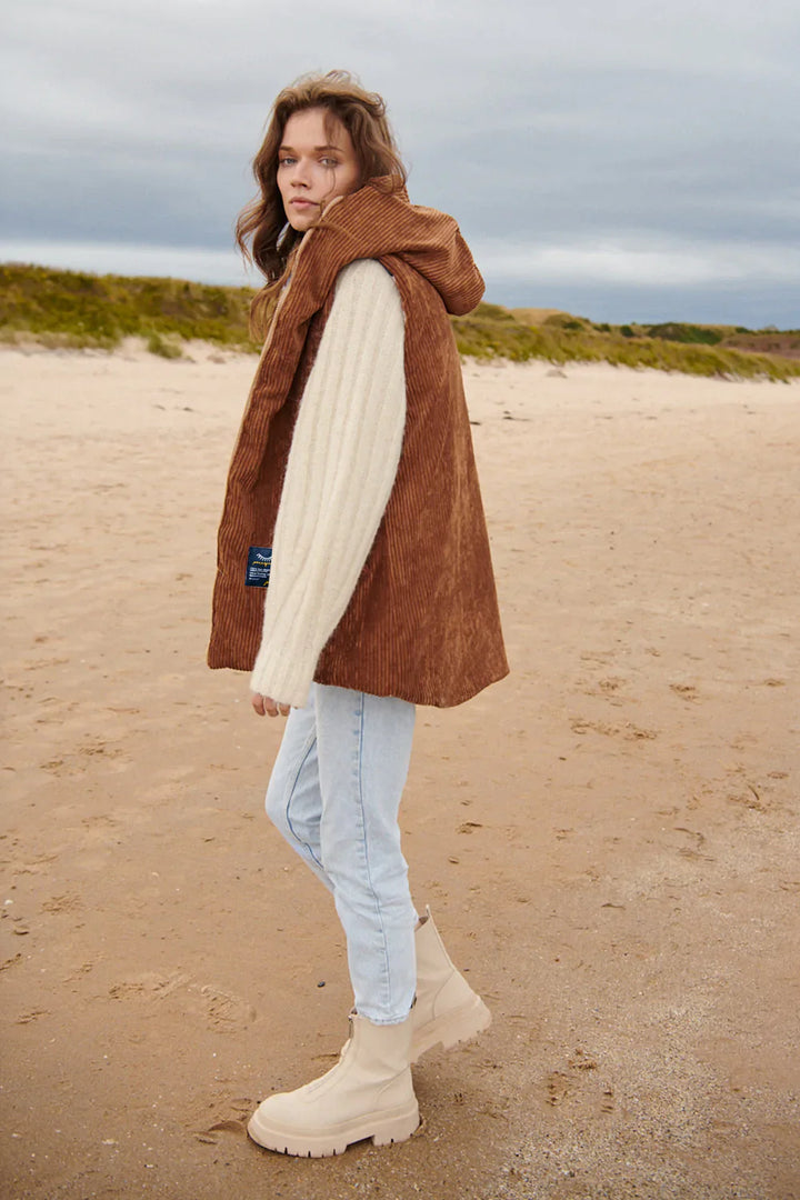 Kamizelka dwustronna Caramel Latte