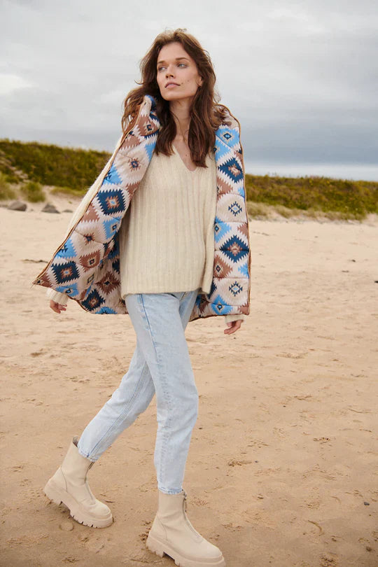 Kamizelka dwustronna Caramel Latte