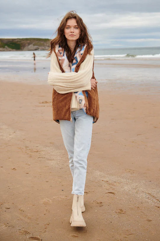 Kamizelka dwustronna Caramel Latte