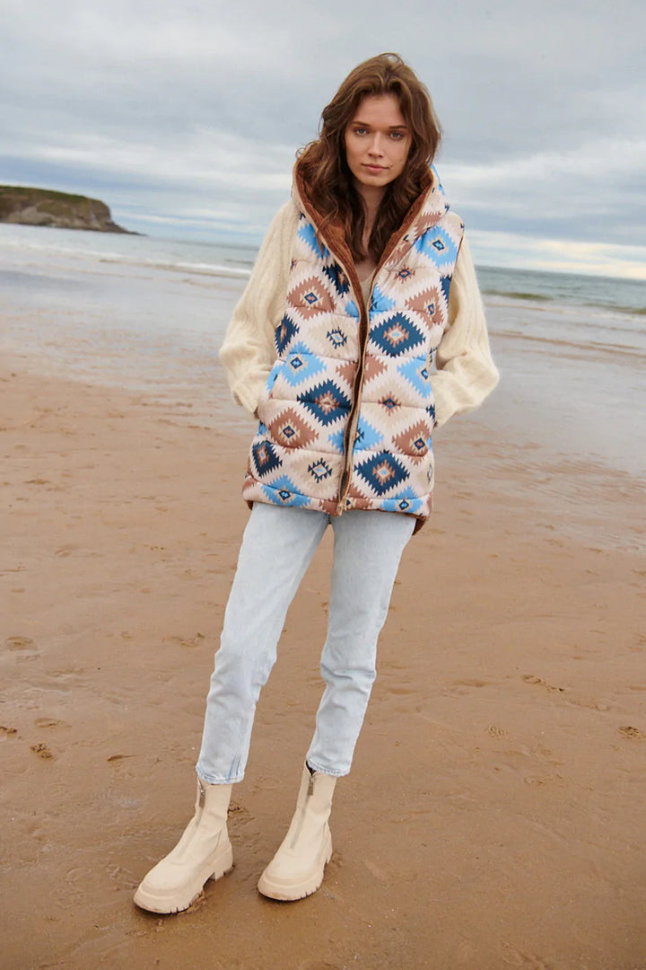 Kamizelka dwustronna Caramel Latte