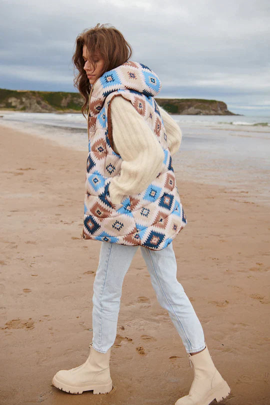 Kamizelka dwustronna Caramel Latte