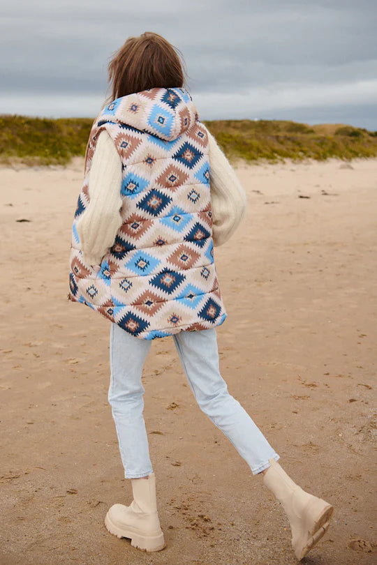 Kamizelka dwustronna Caramel Latte