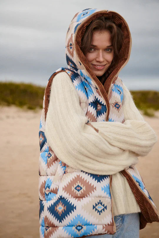 Kamizelka dwustronna Caramel Latte