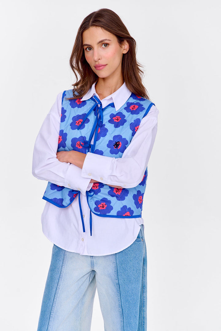 Kamizelka dwustronna Lucky Flowers