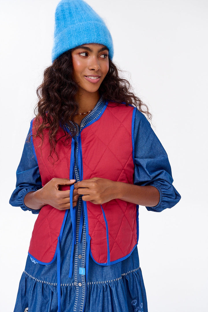 Kamizelka dwustronna Lucky Flowers