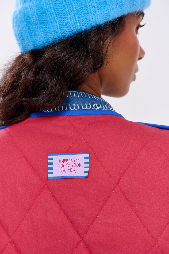 Kamizelka dwustronna Lucky Flowers