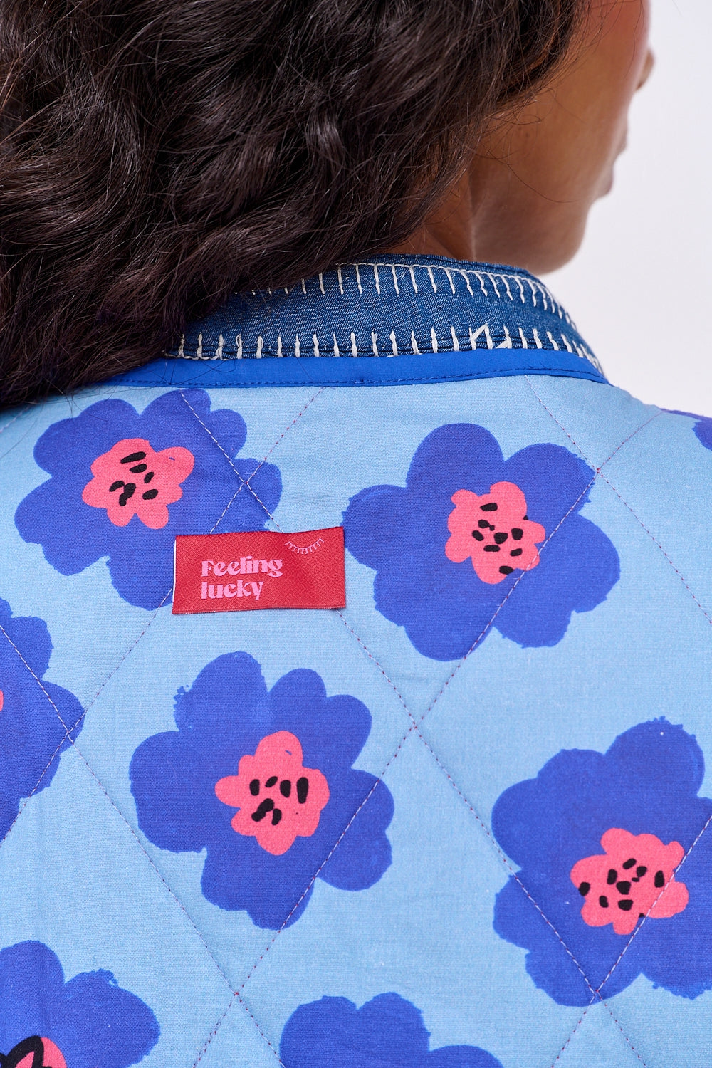 Kamizelka dwustronna Lucky Flowers