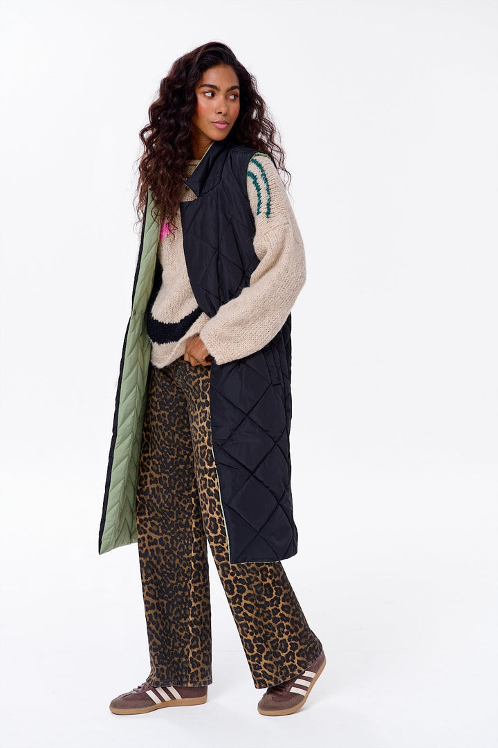 Długa kamizelka dwustronna Spacer Gajowy