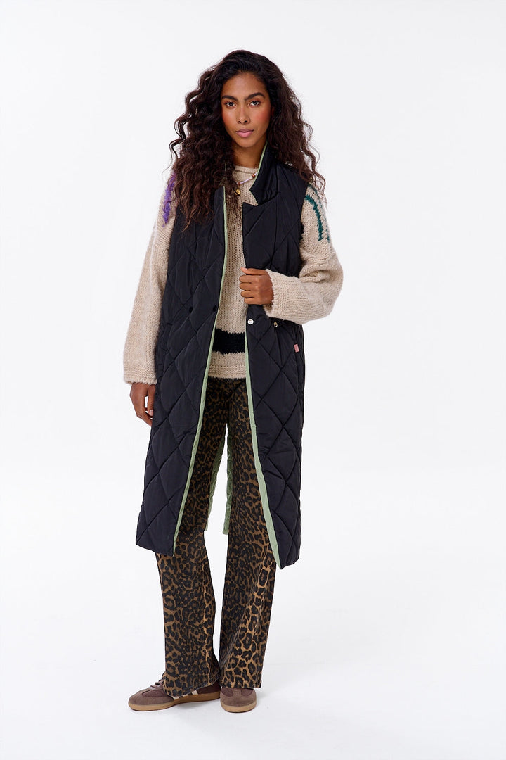 Długa kamizelka dwustronna Spacer Gajowy