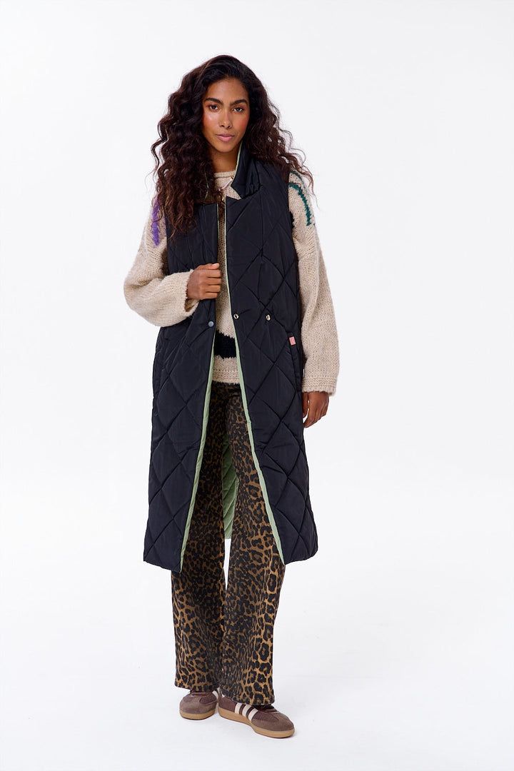 Długa kamizelka dwustronna Spacer Gajowy