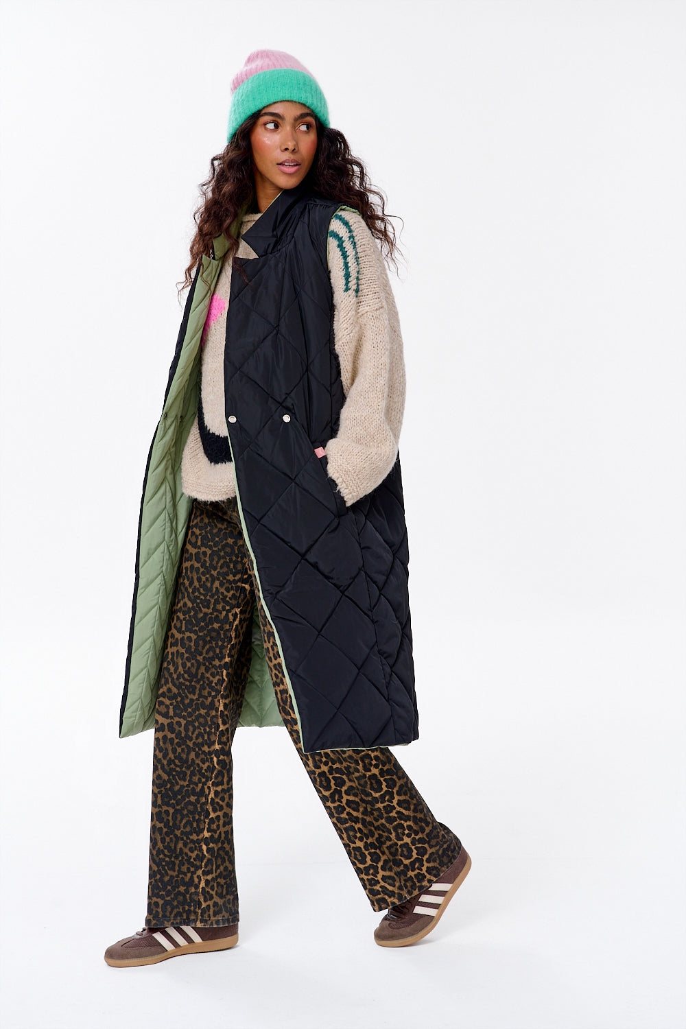 Długa kamizelka dwustronna Spacer Gajowy