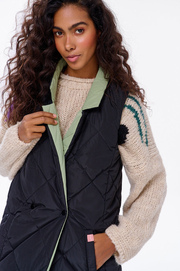 Długa kamizelka dwustronna Spacer Gajowy