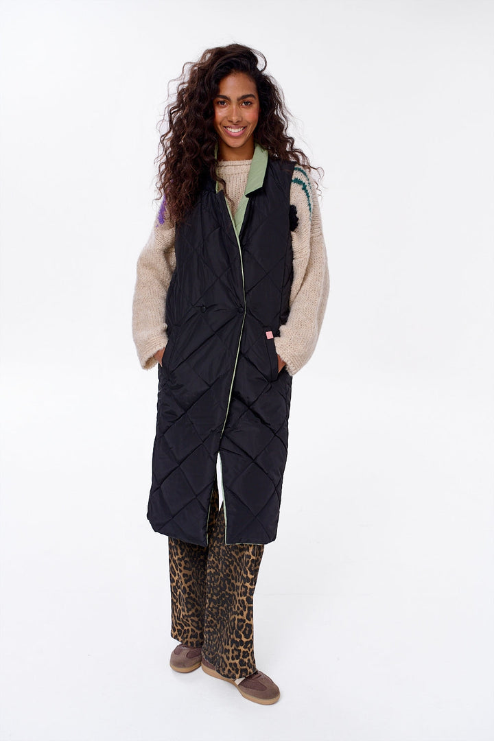 Długa kamizelka dwustronna Spacer Gajowy