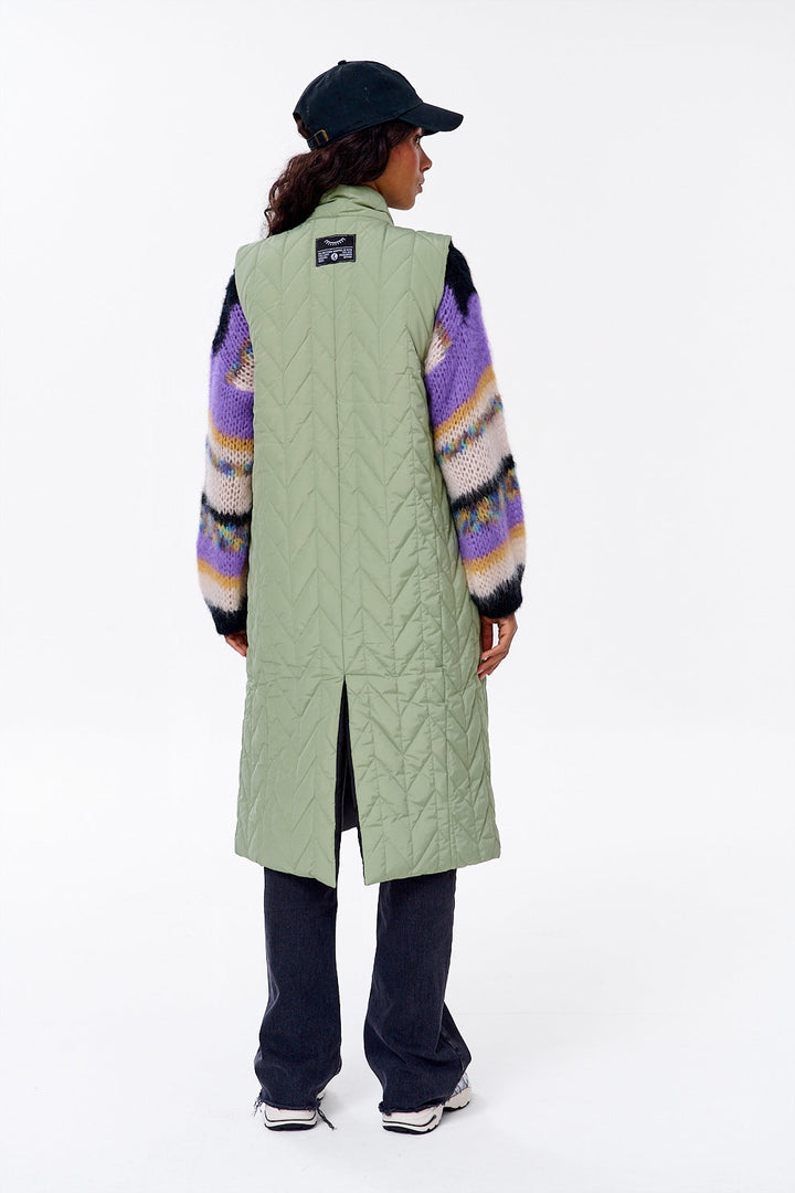 Długa kamizelka dwustronna Spacer Gajowy