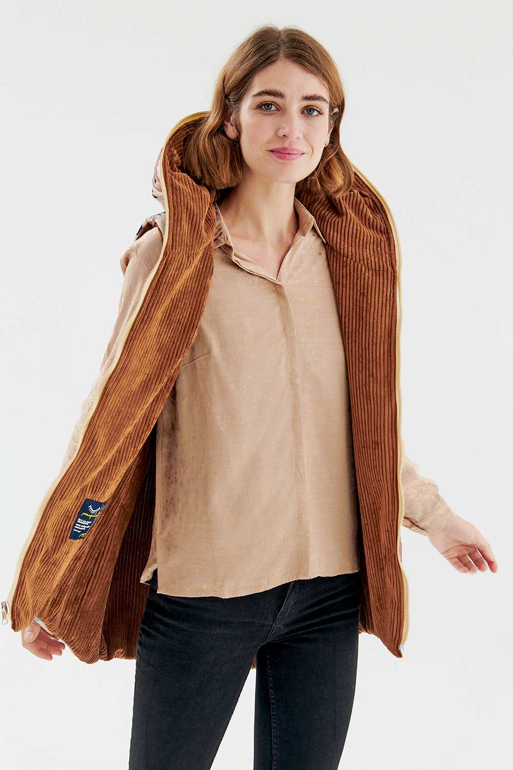 Kamizelka dwustronna Caramel Latte