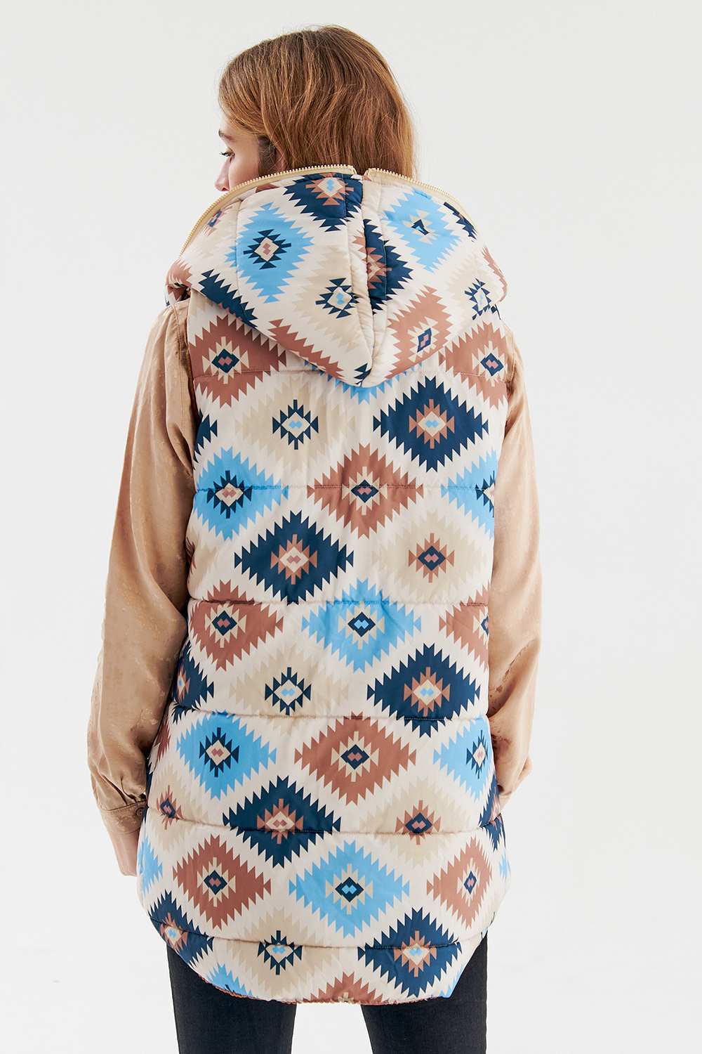 Kamizelka dwustronna Caramel Latte