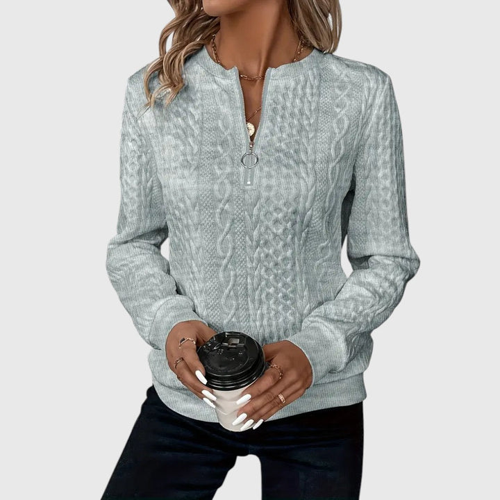 Josine - Elegancki Sweter z Zamkiem