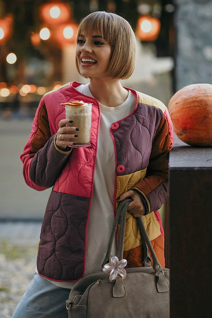 AUTUMN GLOW - Kurtka pikowana