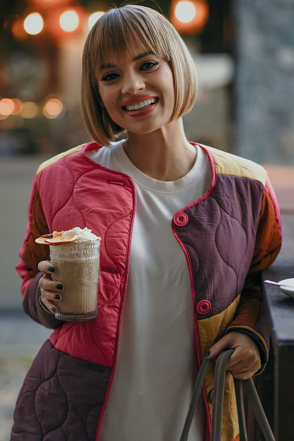 AUTUMN GLOW - Kurtka pikowana