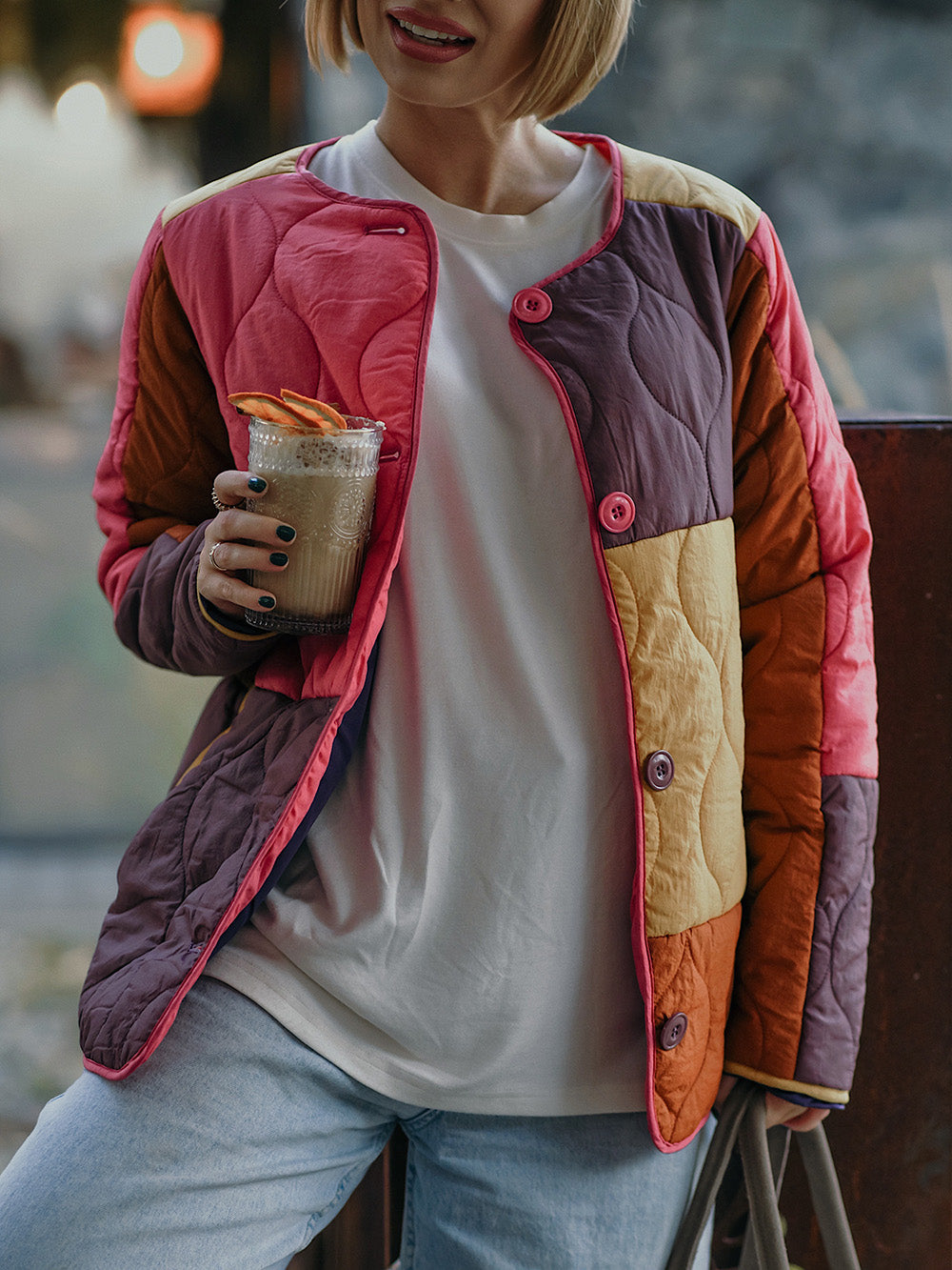 AUTUMN GLOW - Kurtka pikowana