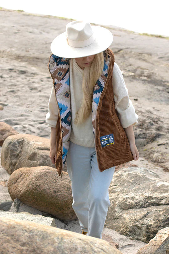 Kamizelka dwustronna Caramel Latte