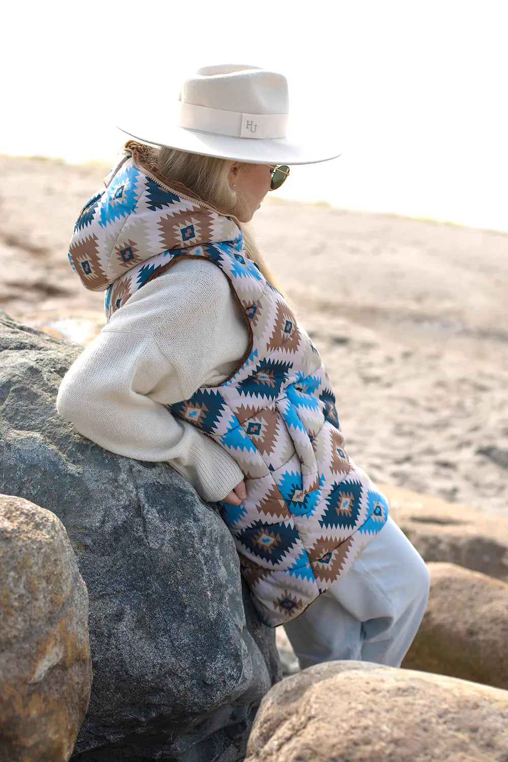 Kamizelka dwustronna Caramel Latte