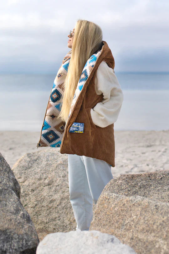 Kamizelka dwustronna Caramel Latte