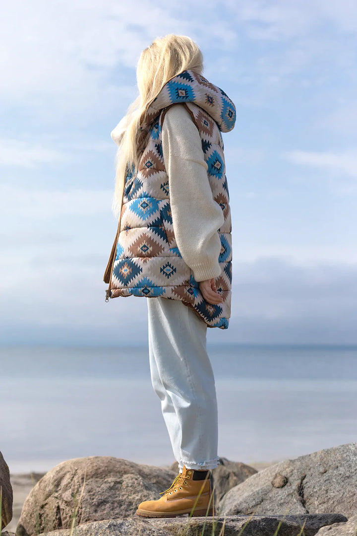 Kamizelka dwustronna Caramel Latte