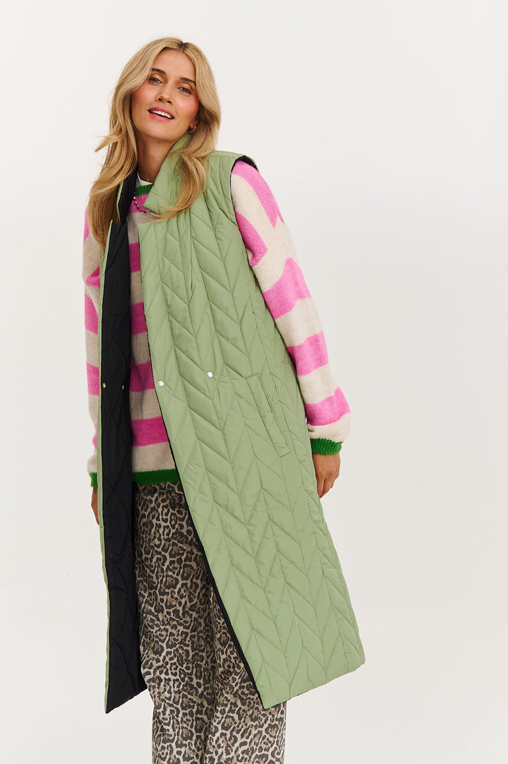 Długa kamizelka dwustronna Spacer Gajowy