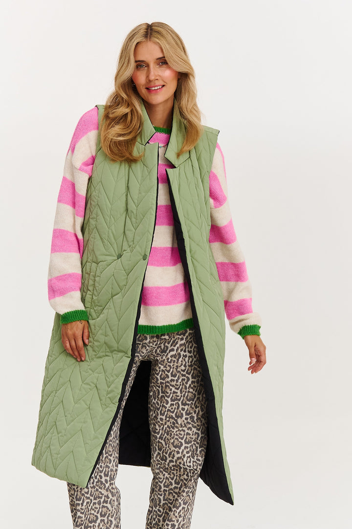 Długa kamizelka dwustronna Spacer Gajowy