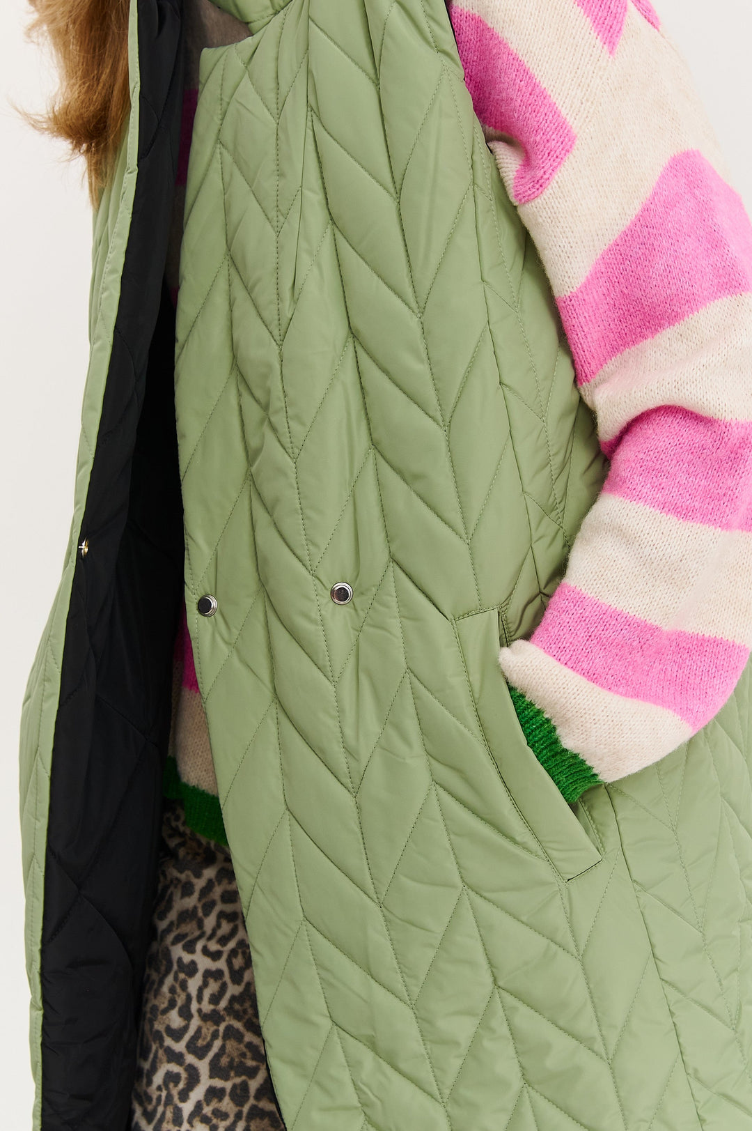 Długa kamizelka dwustronna Spacer Gajowy