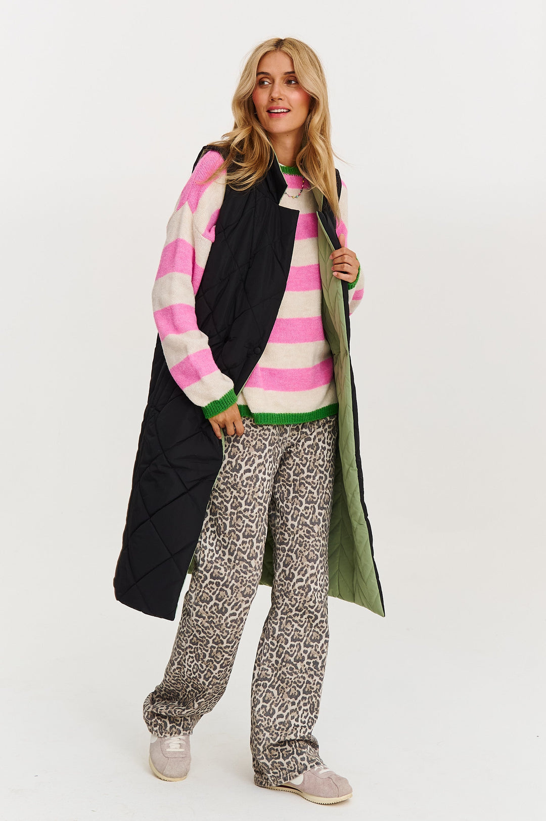 Długa kamizelka dwustronna Spacer Gajowy